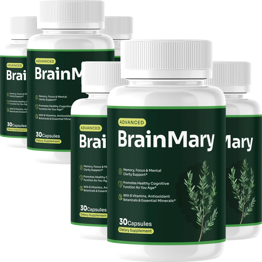 BrainMary Official 6 Bottle Package